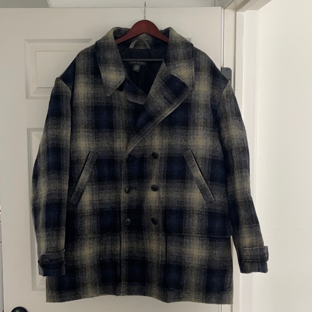 XL Banana Republic wool blend jacket VINTAGE